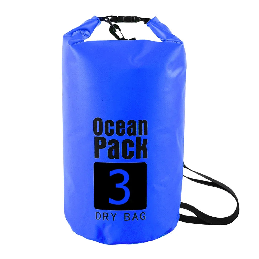 2L/3L/5L/10L Waterproof Dry Bag Pack Sack Swimming Rafting Kayaking River Trekking Floating Sailing Canoing Boating Water Bags