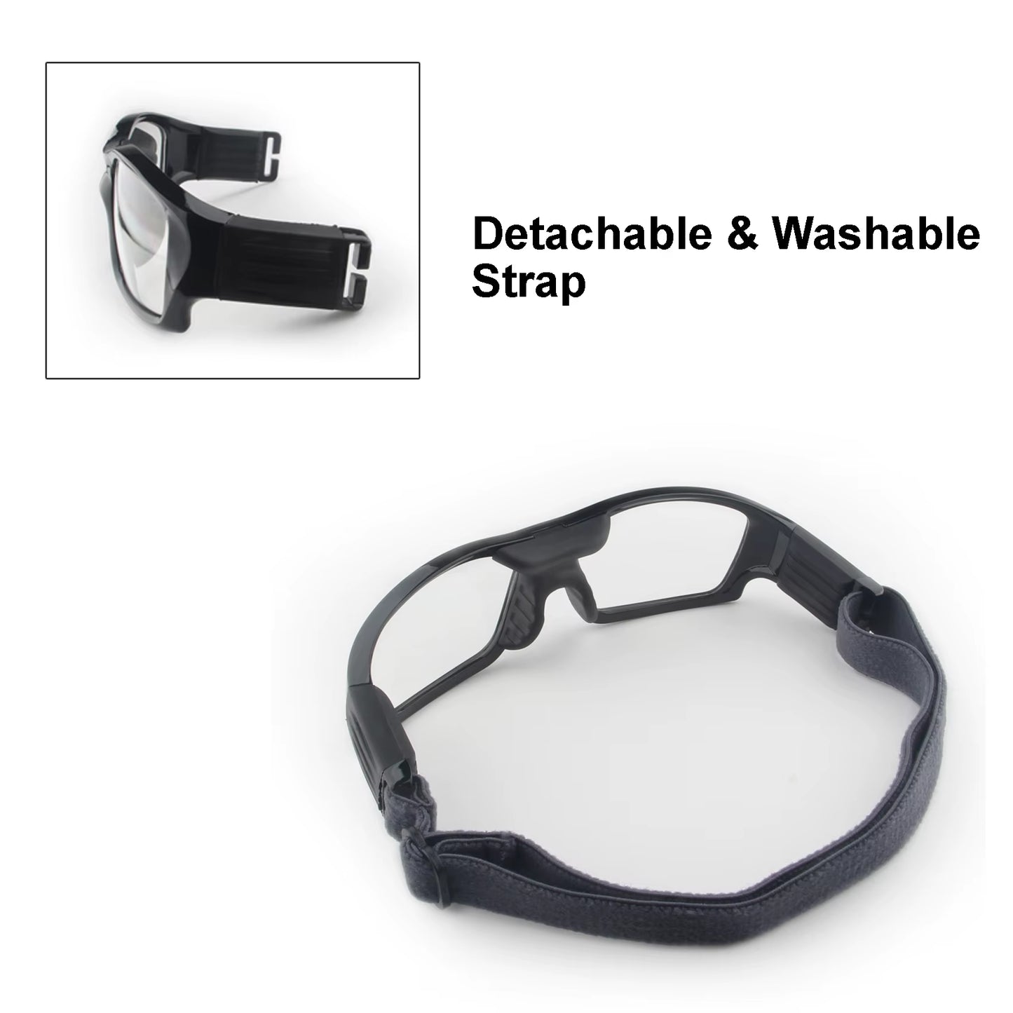 Team Sports Goggles Basketball Glasses Slim-Fit Protective Safety Volleyball Soccer Eyeglasses