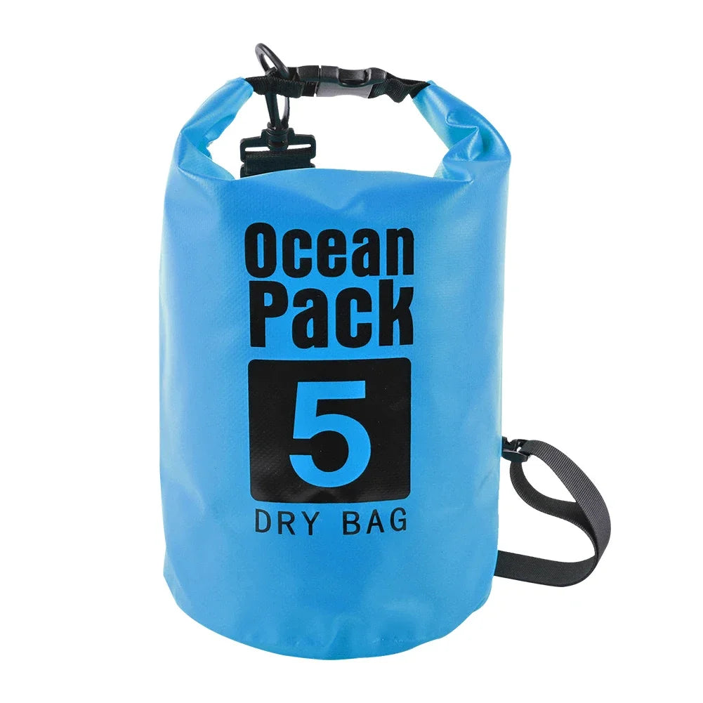 2L/3L/5L/10L Waterproof Dry Bag Pack Sack Swimming Rafting Kayaking River Trekking Floating Sailing Canoing Boating Water Bags