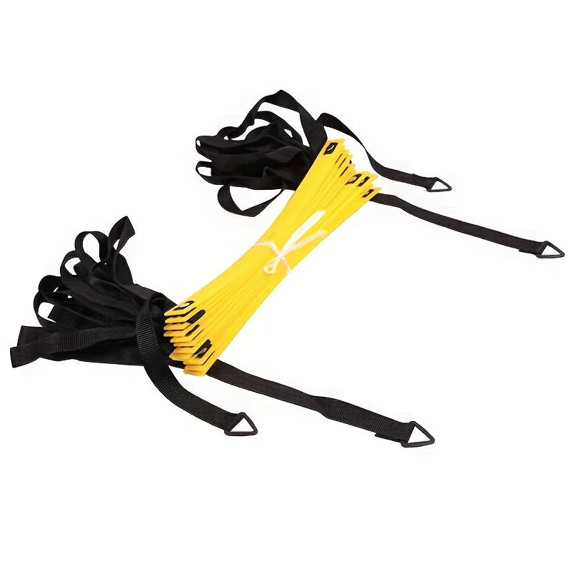 1 Set Speed Agility Training Set Jump Rope Logo Disc Resistance Umbrella Removable Hurdle Stand Jumping Grid Ladder Speed Ladder