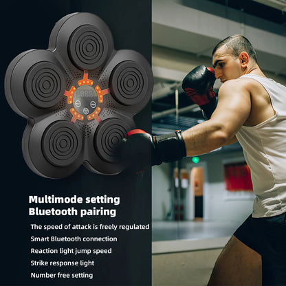 Smart Music Boxing Trainer Electronic Response Boxing Machine Wall Hanging Sandbag Bluetooth Fun Punch Boxing Equipment