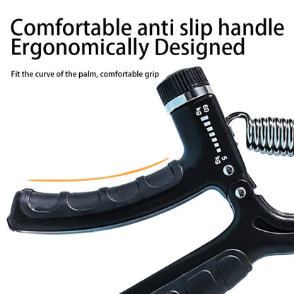 5-60Kg R Type Grip Strength Tester Adjustable Mechanical Counter Hand Trainer Strength Gym Sport Accessories Fitness Equipments